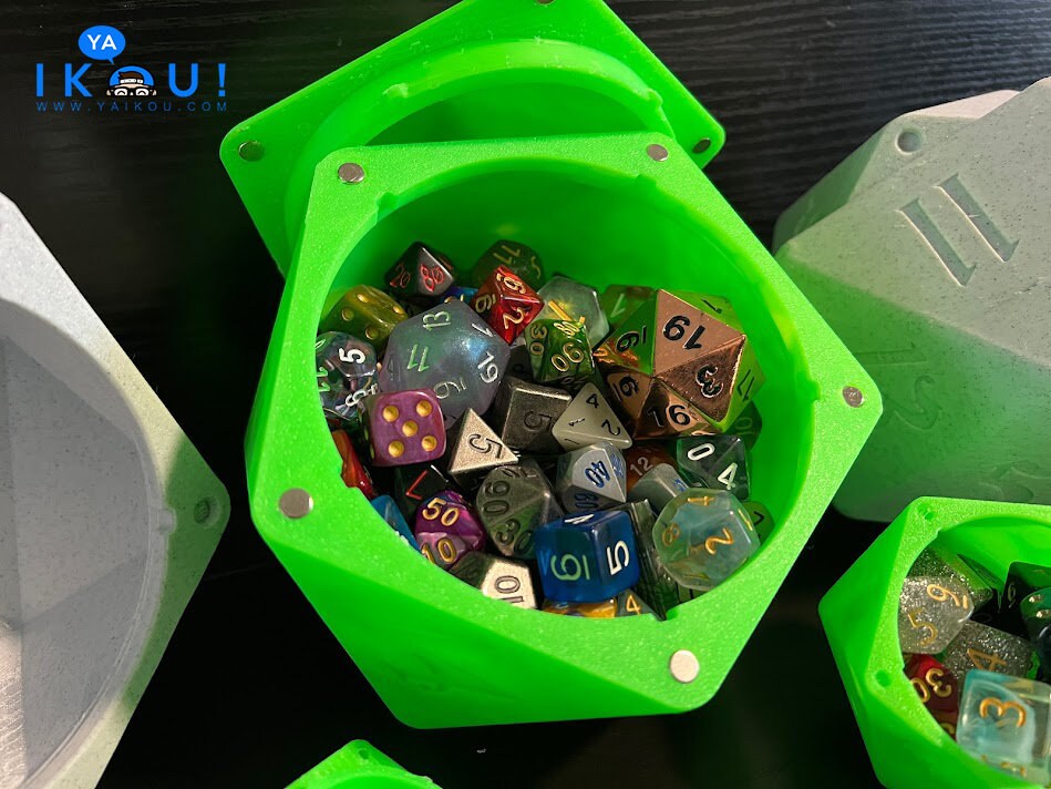 d20 Dice Case - “Die of Holding” Magnetic Container for tabletop game dice - Dungeons and Dragons, DND, TTRPG